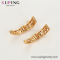 97418 xuping 18K color dorado circonitas sintéticas exquisitas damas aro Pendientes